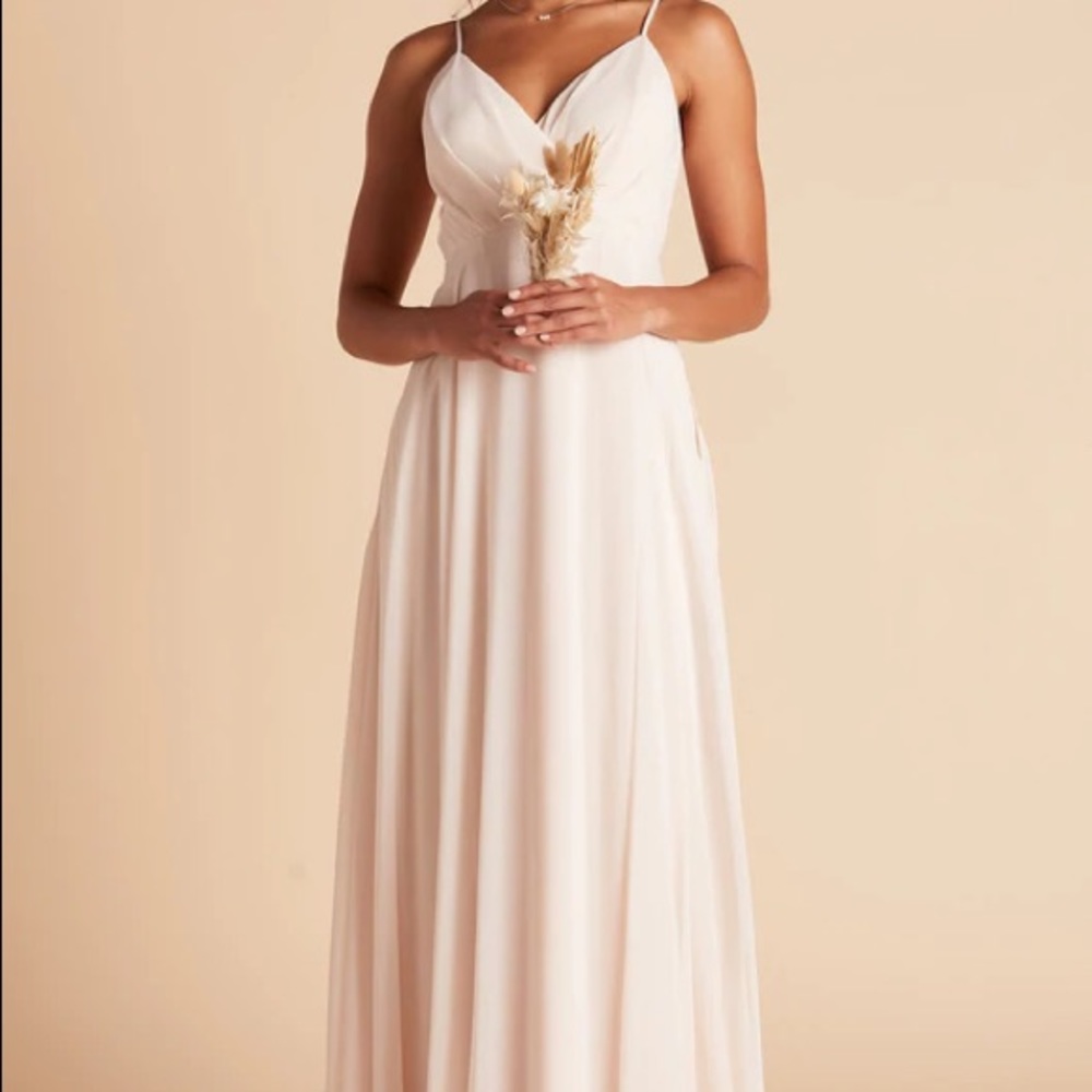 Buddy Grey Full Length Brides Maid Dress NWT